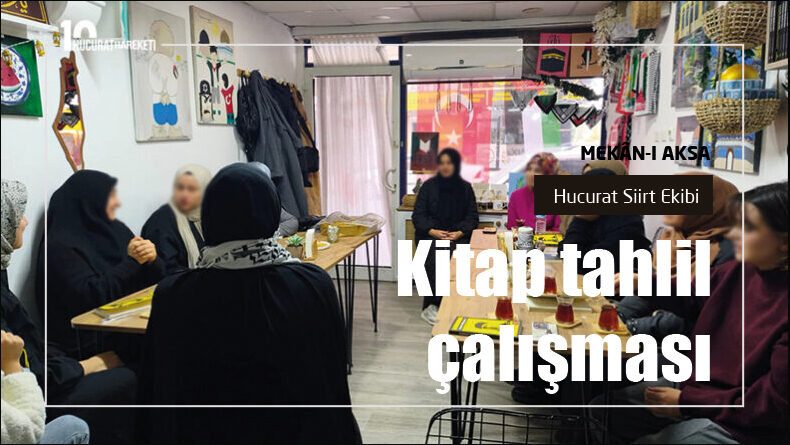 Hucurat Siirt ekibinin tahlil çalışması