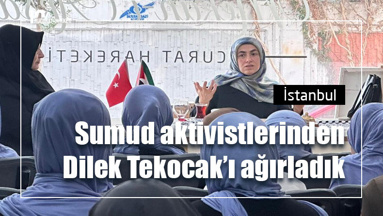 Sumud aktivistlerinden Dilek Tekocak konuğumuzdu