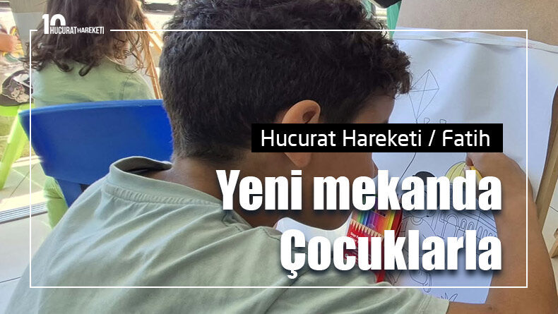 Çocuklar yeni mekanı bastılar