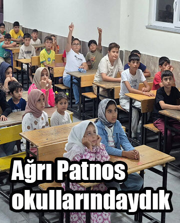Ağrı Patnos okullarındaydık